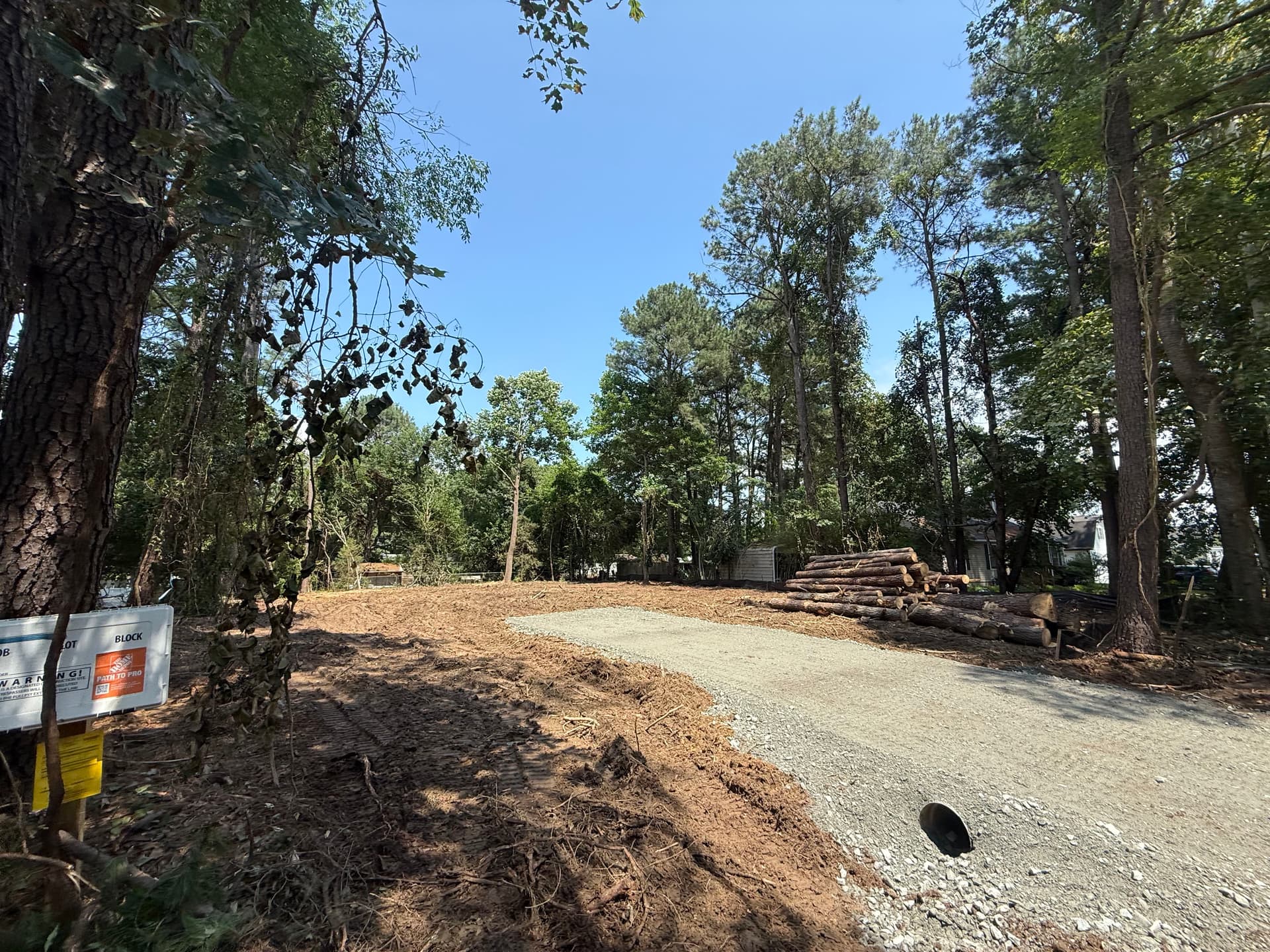 Gallery photos for Lot Clearing Done Right for a New Build: Image #1