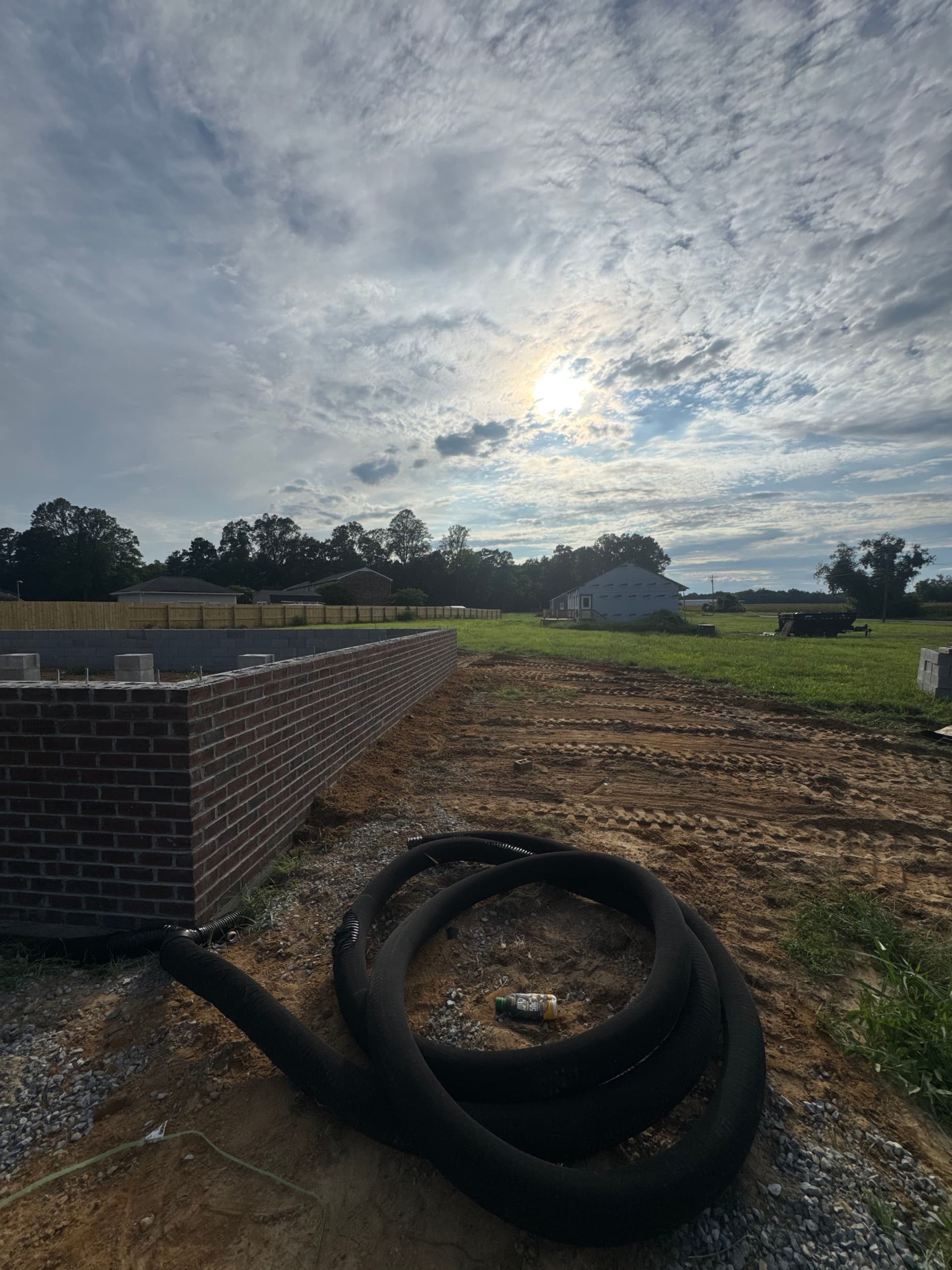 Gallery photos for Foundation Backfill and Drain Tile on a New Home Build: Image #1