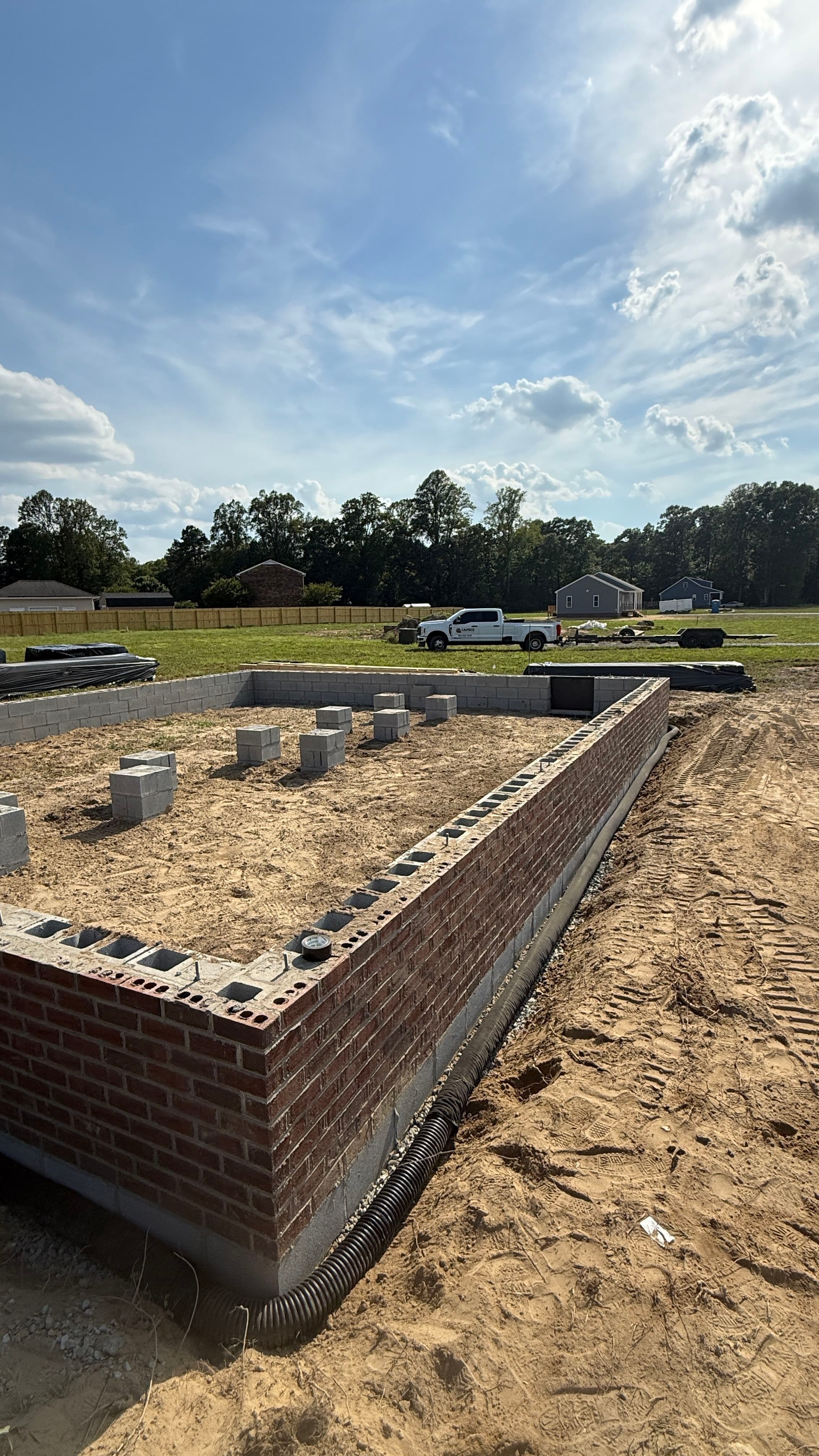 Project Drain Tile and Backfill Done Right on This New Build image