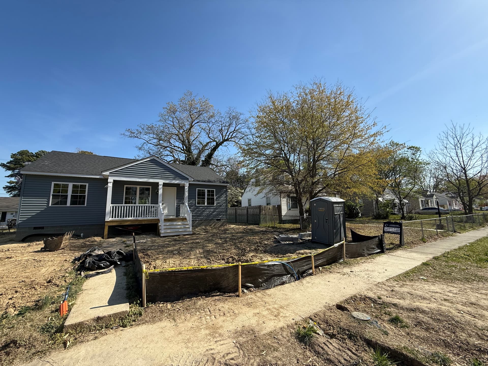 Gallery photos for New Home Build Site Almost Finished - Land Prep Done Right: Image #1