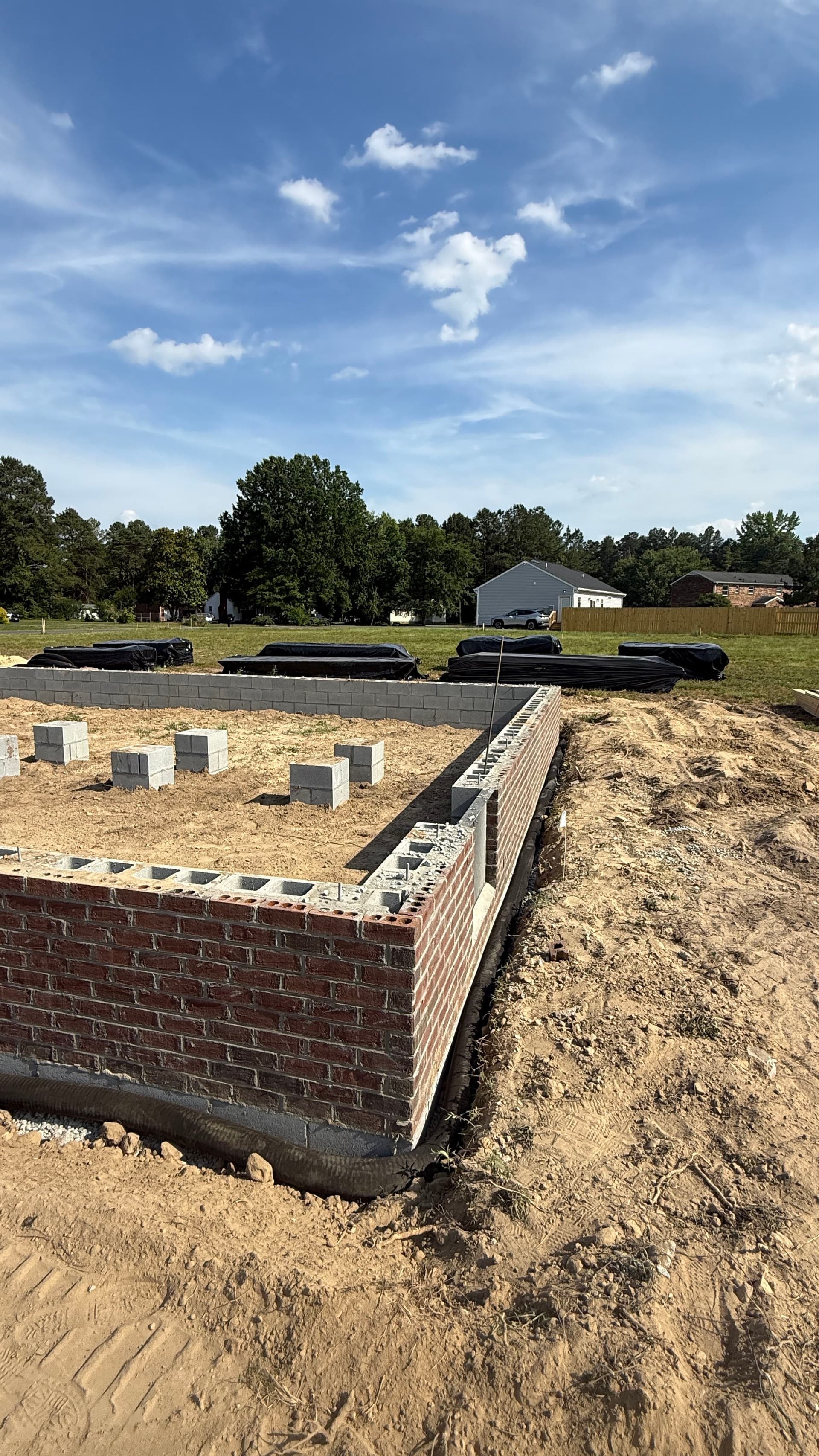 Gallery photos for Drain Tile and Backfill Done Right on This New Build: Image #1
