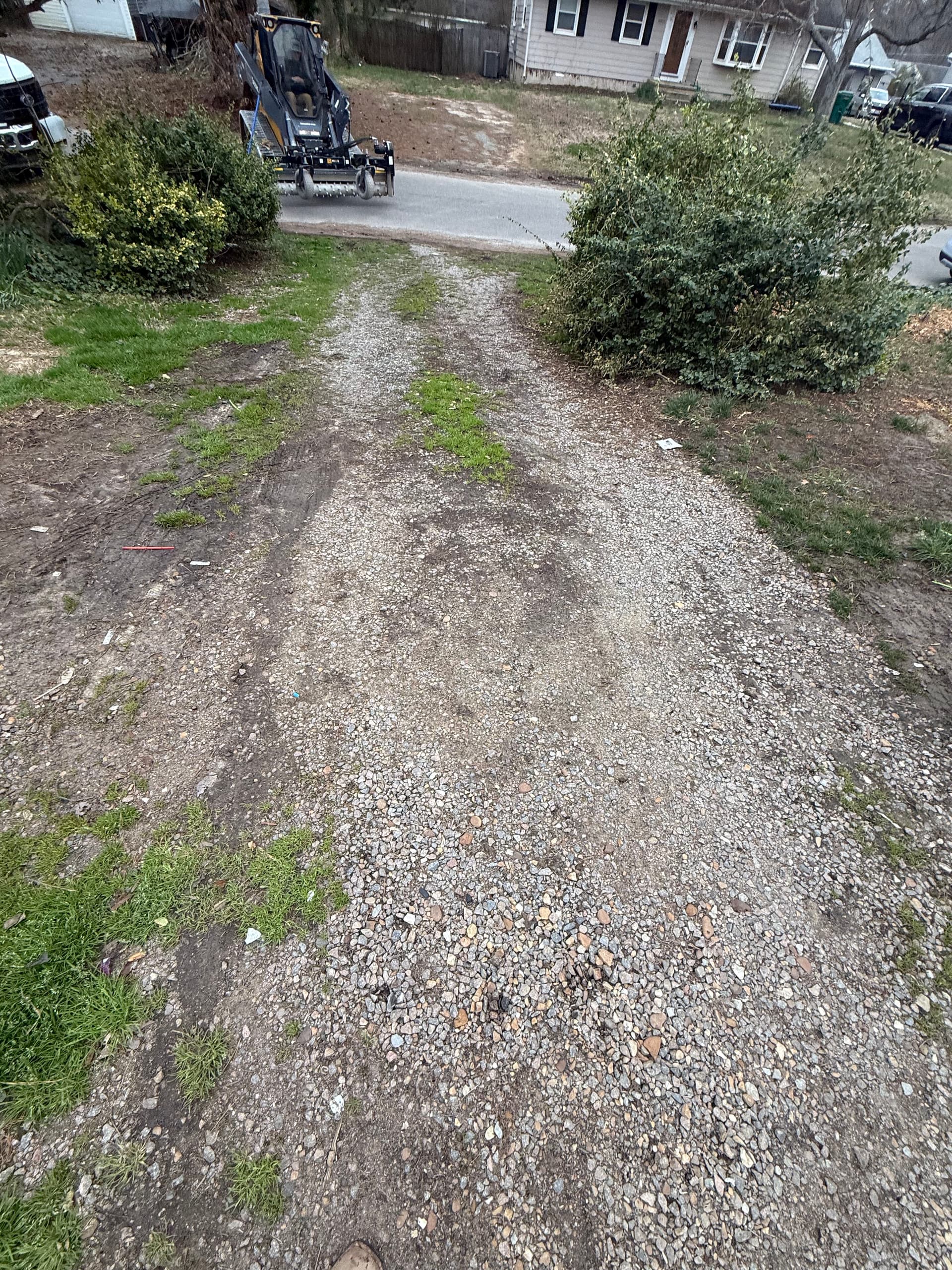 Gallery photos for Gravel Driveway Worn Down to Bare Dirt - Here's the Fix: Image #1