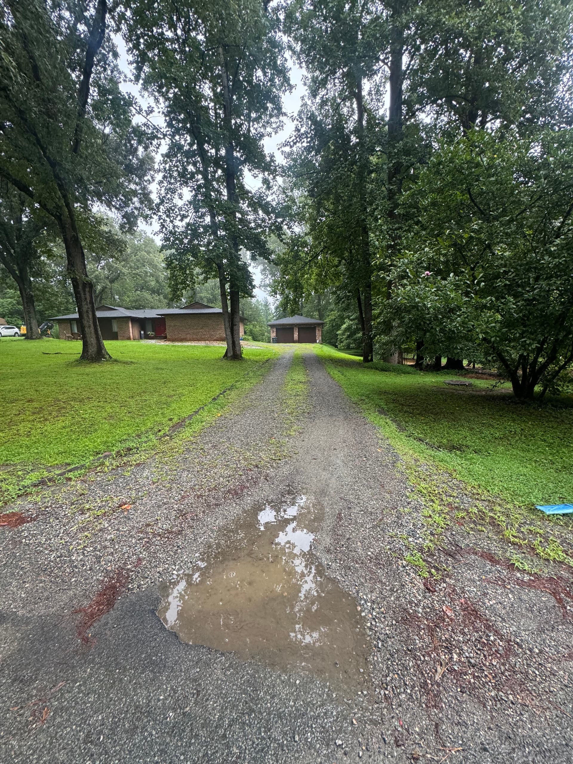 Gallery photos for Gravel Driveway Gets New Edging and Fresh Top Dressing: Image #2